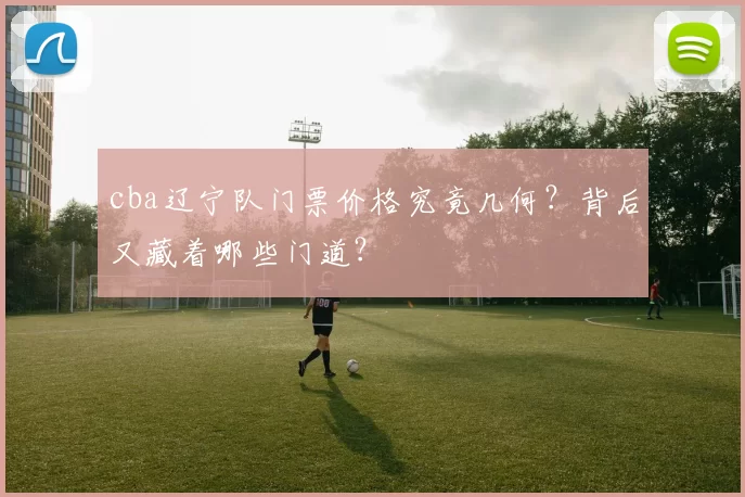 cba辽宁队门票价格究竟几何？背后又藏着哪些门道？